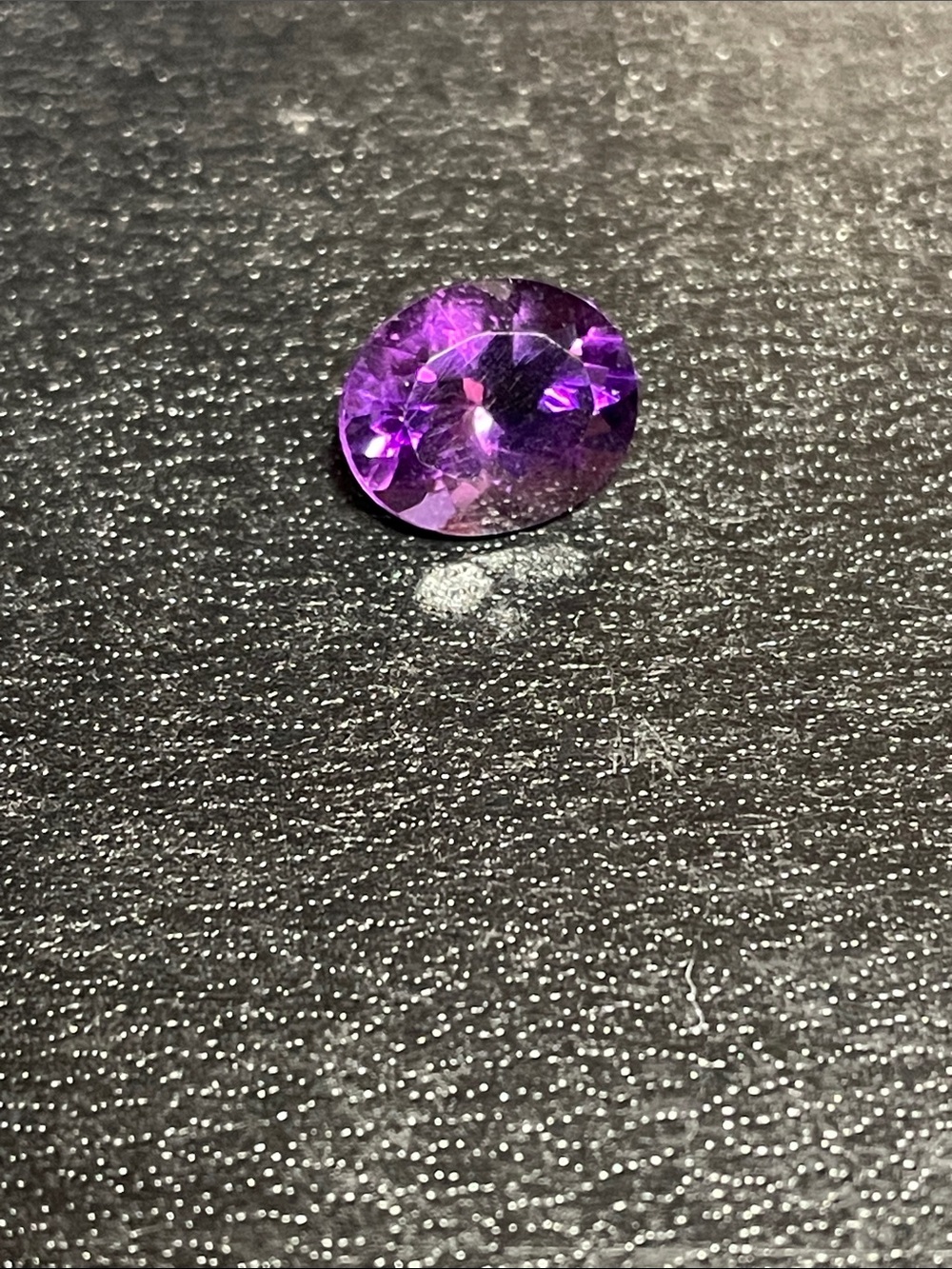 Faceted Purple Zambian Amethyst Gemstone for Women's Jewelry